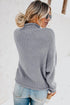 Oversized Chunky Batwing Long Sleeve Turtleneck Sweater