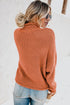 Oversized Chunky Batwing Long Sleeve Turtleneck Sweater