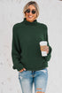 Oversized Chunky Batwing Long Sleeve Turtleneck Sweater