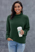 Oversized Chunky Batwing Long Sleeve Turtleneck Sweater