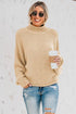 Oversized Chunky Batwing Long Sleeve Turtleneck Sweater