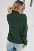 Oversized Chunky Batwing Long Sleeve Turtleneck Sweater