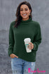 Oversized Chunky Batwing Long Sleeve Turtleneck Sweater