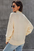 Oversized Chunky Batwing Long Sleeve Turtleneck Sweater