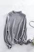 Oversized Chunky Batwing Long Sleeve Turtleneck Sweater