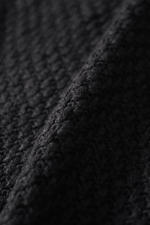 Oversized Chunky Batwing Long Sleeve Turtleneck Sweater