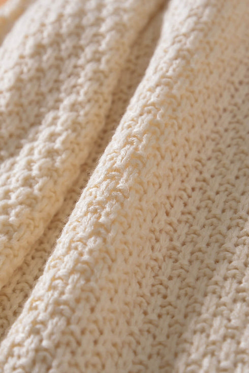 Oversized Chunky Batwing Long Sleeve Turtleneck Sweater