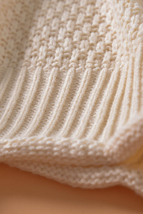 Oversized Chunky Batwing Long Sleeve Turtleneck Sweater