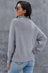 Oversized Chunky Batwing Long Sleeve Turtleneck Sweater