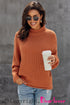 Oversized Chunky Batwing Long Sleeve Turtleneck Sweater