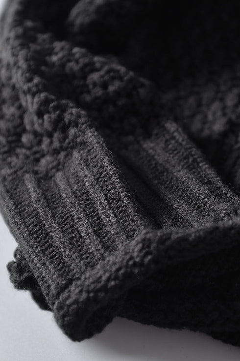 Oversized Chunky Batwing Long Sleeve Turtleneck Sweater