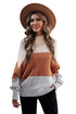 Oversized Chunky Batwing Long Sleeve Turtleneck Sweater