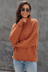 Oversized Chunky Batwing Long Sleeve Turtleneck Sweater