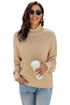 Oversized Chunky Batwing Long Sleeve Turtleneck Sweater