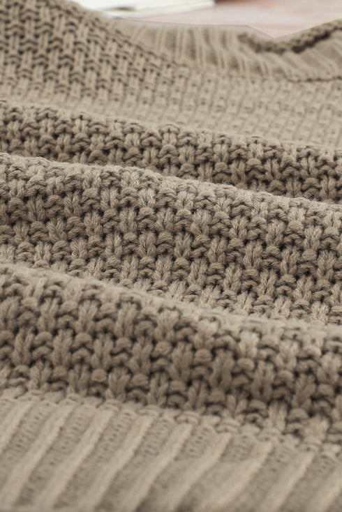 Oversized Chunky Batwing Long Sleeve Turtleneck Sweater