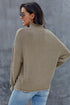 Oversized Chunky Batwing Long Sleeve Turtleneck Sweater