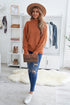 Oversized Chunky Batwing Long Sleeve Turtleneck Sweater
