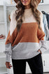 Oversized Chunky Batwing Long Sleeve Turtleneck Sweater