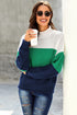 Oversized Chunky Batwing Long Sleeve Turtleneck Sweater