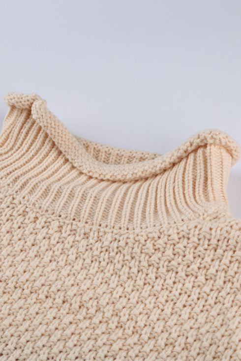 Oversized Chunky Batwing Long Sleeve Turtleneck Sweater