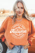 Oversized Corded Graphic Print Crew Neck Sweatshirt