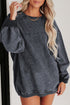 Oversized Corduroy Saved By Grace Embroidered Pullover