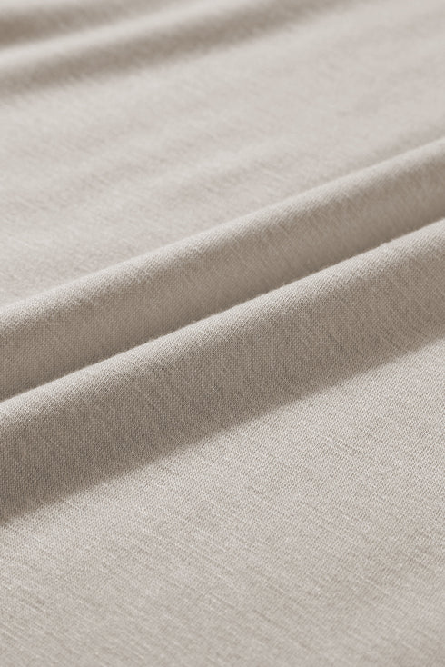 Oversized Flowy Drop Shoulder Soft Knit Tee
