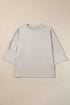 Oversized Flowy Drop Shoulder Soft Knit Tee