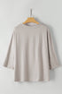 Oversized Flowy Drop Shoulder Soft Knit Tee
