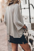 Oversized Flowy Drop Shoulder Soft Knit Tee