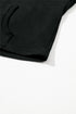 Oversized Half Zip Drawstring Hem Pullover Hoodie