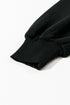 Oversized Half Zip Drawstring Hem Pullover Hoodie