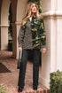 Oversized Leopard Camo Patchwork Western Shirt Jacket