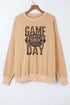 Oversized Mineral Wash Graphic Print Split Hem Sweatshirt