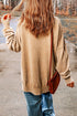 Oversized Mineral Wash Graphic Print Split Hem Sweatshirt