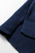 Oversized Mock Neck Textured Knit Pullover Sweater