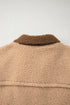 Oversized Paneled Sherpa Fleece Half Snap Pullover