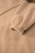 Oversized Paneled Sherpa Fleece Half Snap Pullover