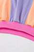 Oversized Patchwork Exposed Stitching Long Sleeve Top