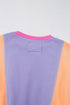 Oversized Patchwork Exposed Stitching Long Sleeve Top