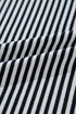 Oversized Patchwork Striped Three Quarter Sleeve Cotton Top