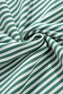 Oversized Patchwork Striped Three Quarter Sleeve Cotton Top