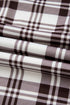 Oversized Plaid Sleeve Split Hem Hoodie