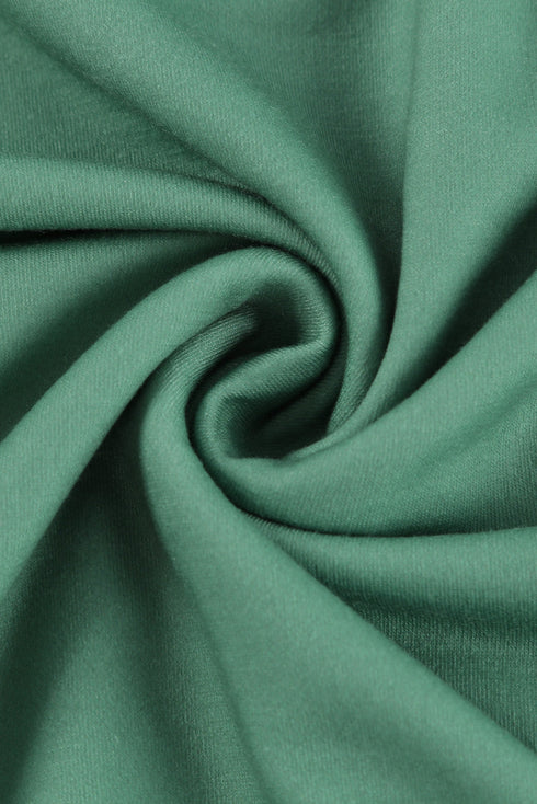 Oversized Pocket Front Print Sweatshirt Drawstring Hoodie