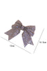 Oversized Rhinestone Embellished Bow Knot Alloy Hair Clip