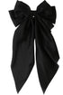 Oversized Satin Statement Long Tail Hair Bow