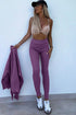 Oversized Side Slit Sweatshirt Ribbed Legging Pant Set