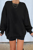 Oversized Solid Drop Shoulder Sweatshirt