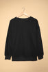 Oversized Solid Drop Shoulder Sweatshirt