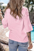 Oversized Star Applique Half Sleeve Drop Shoulder Cotton Tee